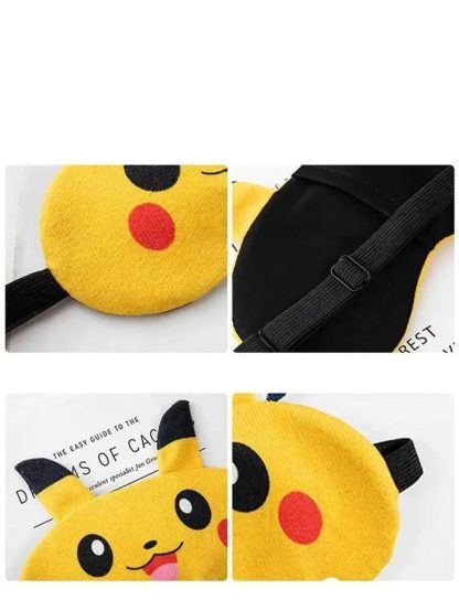 Pikachu Plüsch Schlafmaske – Bild 3
