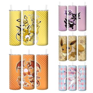 Pokemon Pikachu Stainless Steel Thermo Becher in vielen Motiven (600ml)