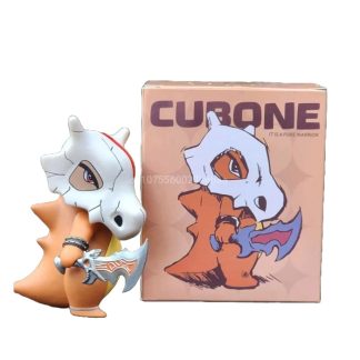 Detailreiche Tragosso Cubone Figur (ca. 14cm) Pokemon Figur
