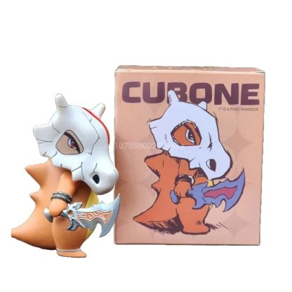 Detailreiche Tragosso Cubone Figur (ca. 14cm) Pokemon Figur