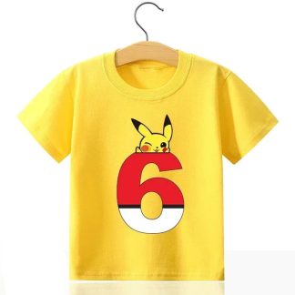 Pokemon Geburtstags T-Shirt mit Jahreszahl