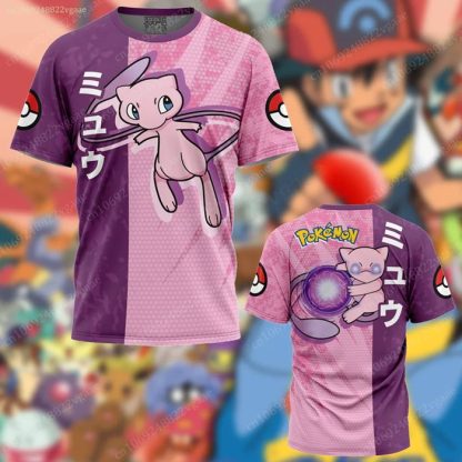 Stylishe Bunte Sommer T-Shirts Trikots mit vielen Pokemon Motiven – Bild 5
