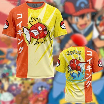 Stylishe Bunte Sommer T-Shirts Trikots mit vielen Pokemon Motiven – Bild 4