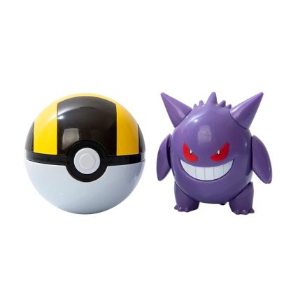 Großer Pokeball mit Figur (Mew, Mewtu, Lunala, Turtok, Evoli uvm.) – Bild 3