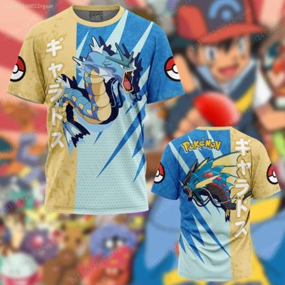 Stylishe Bunte Sommer T-Shirts Trikots mit vielen Pokemon Motiven – Bild 15