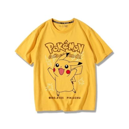 Pokemon Pikachu Sommer T-Shirts mit kurzen Armen – Bild 3