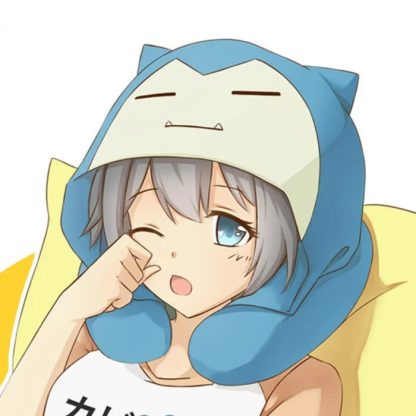 Relaxo Snorlax Nackenkissen U-Form mit Cap – Bild 6