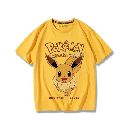 Pokemon Pikachu Sommer T-Shirts mit kurzen Armen – Bild 5