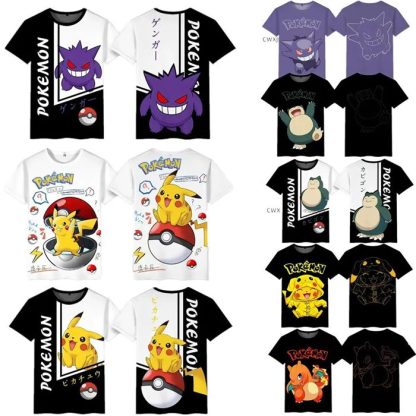 Pikachu, Turtok, Gengar und andere T-Shirts