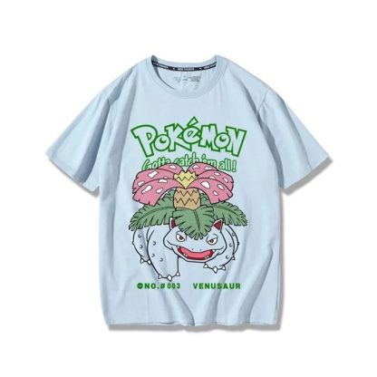 Pokemon Pikachu Sommer T-Shirts mit kurzen Armen – Bild 7