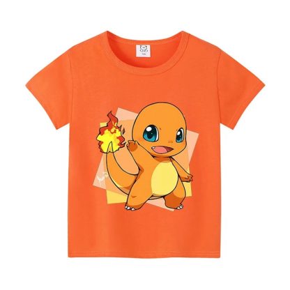Farbenfrohe Pokemon Sommer T-Shirts für Kinder – Bild 4