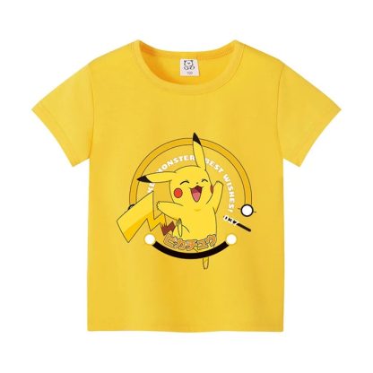 Farbenfrohe Pokemon Sommer T-Shirts für Kinder – Bild 5