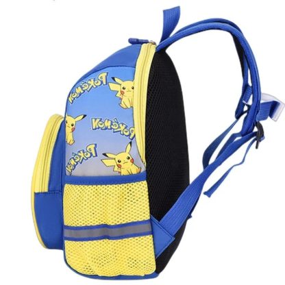Pikachu Blau-Gelber Kinderrucksack für Kindergarten oder Freizeit (32*12*26cm) – Bild 3