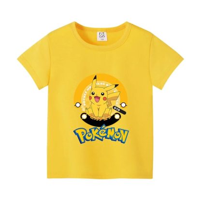 Farbenfrohe Pokemon Sommer T-Shirts für Kinder – Bild 9