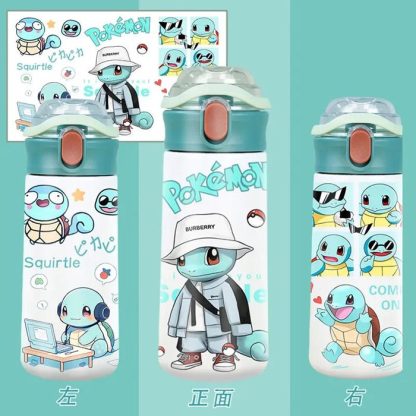 Stylishe Pokemon Kawaii Thermo Trinkflasche (500ml) – Bild 10