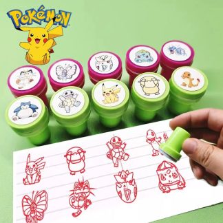 Pokemon Stempel 10 Stk. im Set