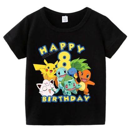 Happy Birthday Pokemon T-Shirts für Kinder mit Jahreszahl – Bild 10