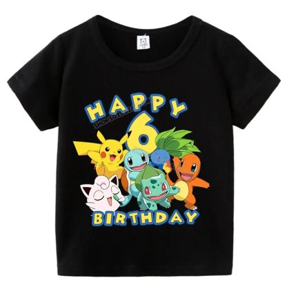 Happy Birthday Pokemon T-Shirts für Kinder mit Jahreszahl – Bild 12