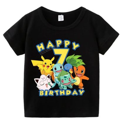 Happy Birthday Pokemon T-Shirts für Kinder mit Jahreszahl – Bild 13