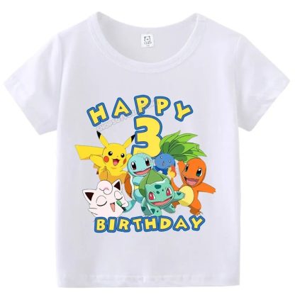 Happy Birthday Pokemon T-Shirts für Kinder mit Jahreszahl – Bild 22