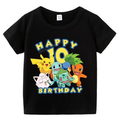 Happy Birthday Pokemon T-Shirts für Kinder mit Jahreszahl – Bild 26