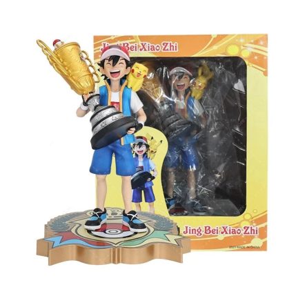 Ash Ketchum mit Pokal Pokemon Figur – Bild 2