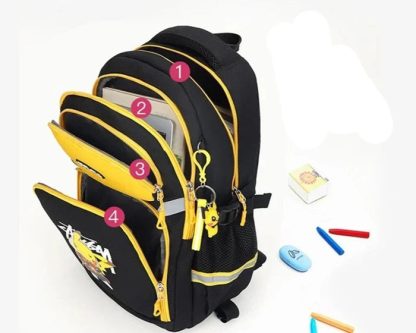Pokemon Schulranzen Tornister Trolley mit 1 oder 3 Rädern und Griff – Bild 3