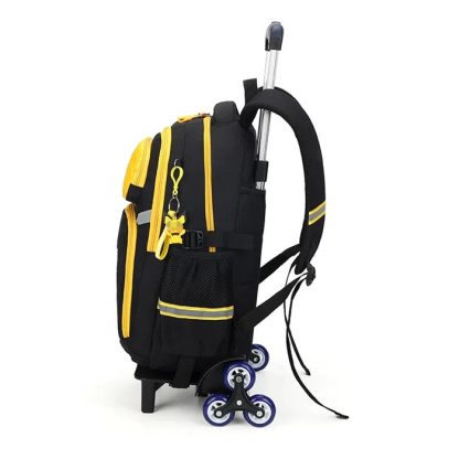 Pokemon Schulranzen Tornister Trolley mit 1 oder 3 Rädern und Griff – Bild 4