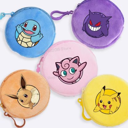 Pokemon Kinder Plüsch Münzbeutel (ca. 11.5X9.5cm)