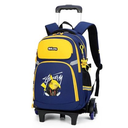 Pokemon Schulranzen Tornister Trolley mit 1 oder 3 Rädern und Griff – Bild 21