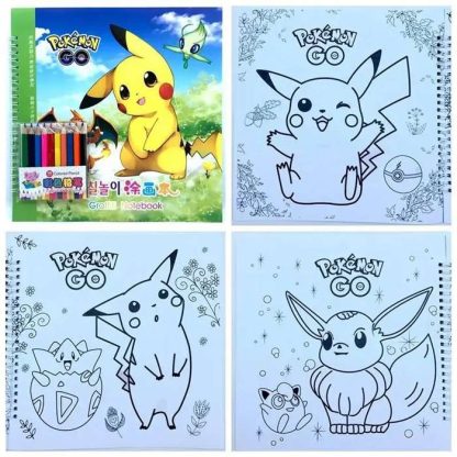 Pokemon Malbuch mit Pikachu u. a.
