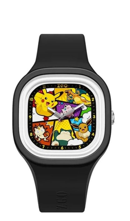 Pokomon Pikachu Kinder Armbanduhr mit klassicher Anzeige der Uhrzeit – Bild 2