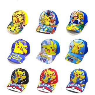 Bunte Pikachu Caps für Kinder