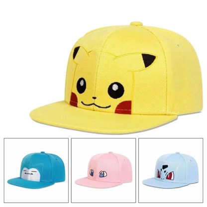 Neue Relaxo, Pummeluff, Schiggy oder Pikachu Baseball Cap Mützen