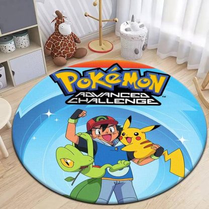 Pikachu Evoli Pokemon Teppich in runder Form - viele Motive – Bild 6