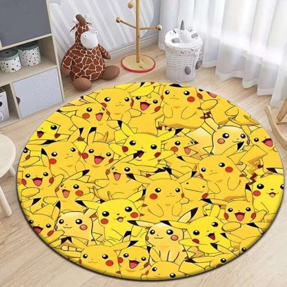 Pikachu Evoli Pokemon Teppich in runder Form - viele Motive – Bild 7