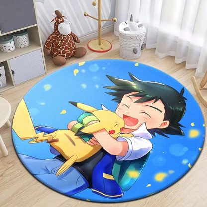 Pikachu Evoli Pokemon Teppich in runder Form - viele Motive – Bild 8
