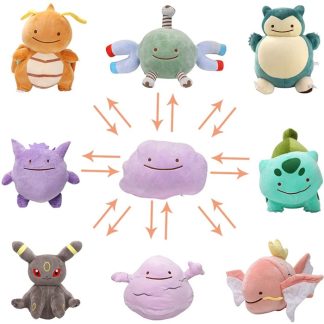 Ditto Flip 2in1 Plüsch Pokemon - viele Motive