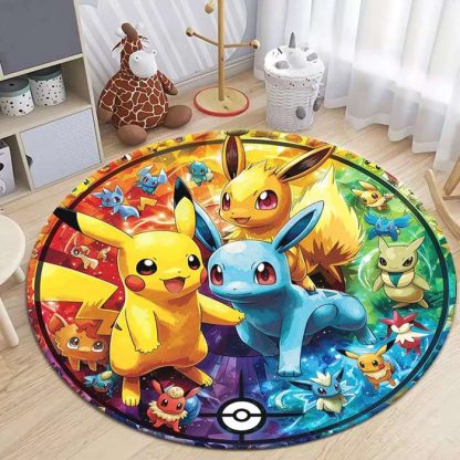 Runder Pikachu Teppich in vielen Motiven – Bild 2