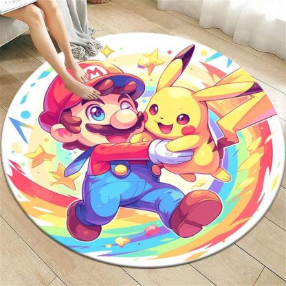 Runder Pikachu Teppich in vielen Motiven – Bild 4