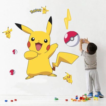 Pikachu Wandtattoo Sticker Wand Deko – Bild 3