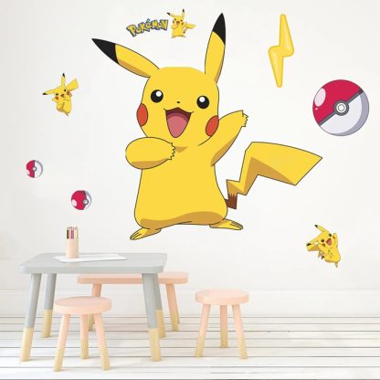 Pikachu Wandtattoo Sticker Wand Deko – Bild 4