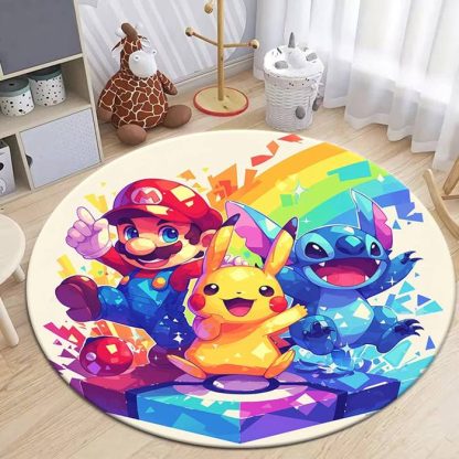 Runder Pikachu Teppich in vielen Motiven – Bild 13