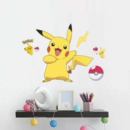 Pikachu Wandtattoo Sticker Wand Deko – Bild 5