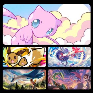 Anime Pokemon Großes Gaming Mauspad in verschiedenen Motiven
