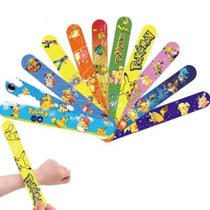 3, 6 oder 12 Stk. Pokemon Armbänder für Kinder – Bild 2