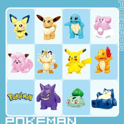 11er Set Pokemon Figuren Klemm-Baustein Mini Fiiguren – Bild 3