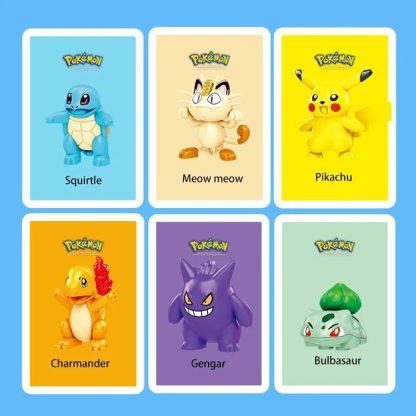 11er Set Pokemon Figuren Klemm-Baustein Mini Fiiguren – Bild 4