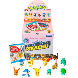 Pokemon 32 Blind Box Tüten mit Figur in Geschenk-Box