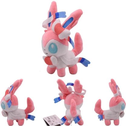 Kawaii Evoli Entwicklungen Nachtara, Psiana, Blitza u. a. Kuscheltiere (ca. 10cm) – Bild 3